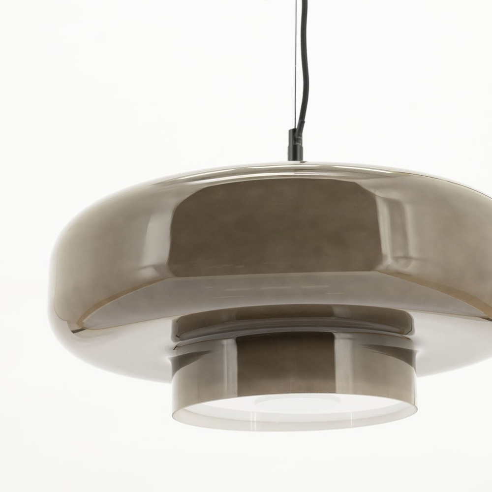 VETRO CEILING LAMP TAUPE 40X40X20CM - Image 2