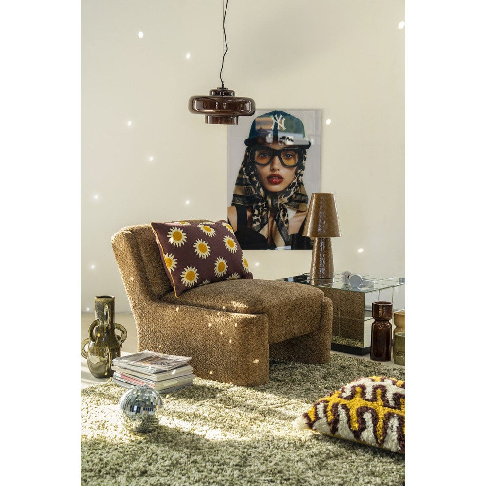 VETRO CEILING LAMP BROWN 40X40X20CM - Image 3