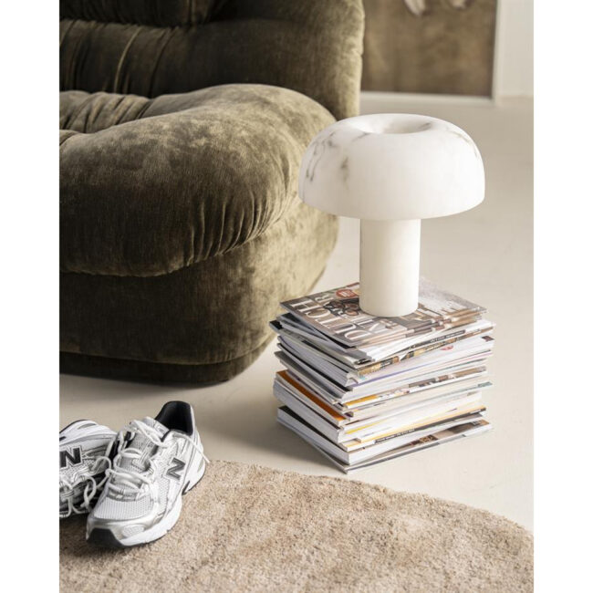 TUBI TABLE LAMP WHITE 30X30X42CM - Image 3