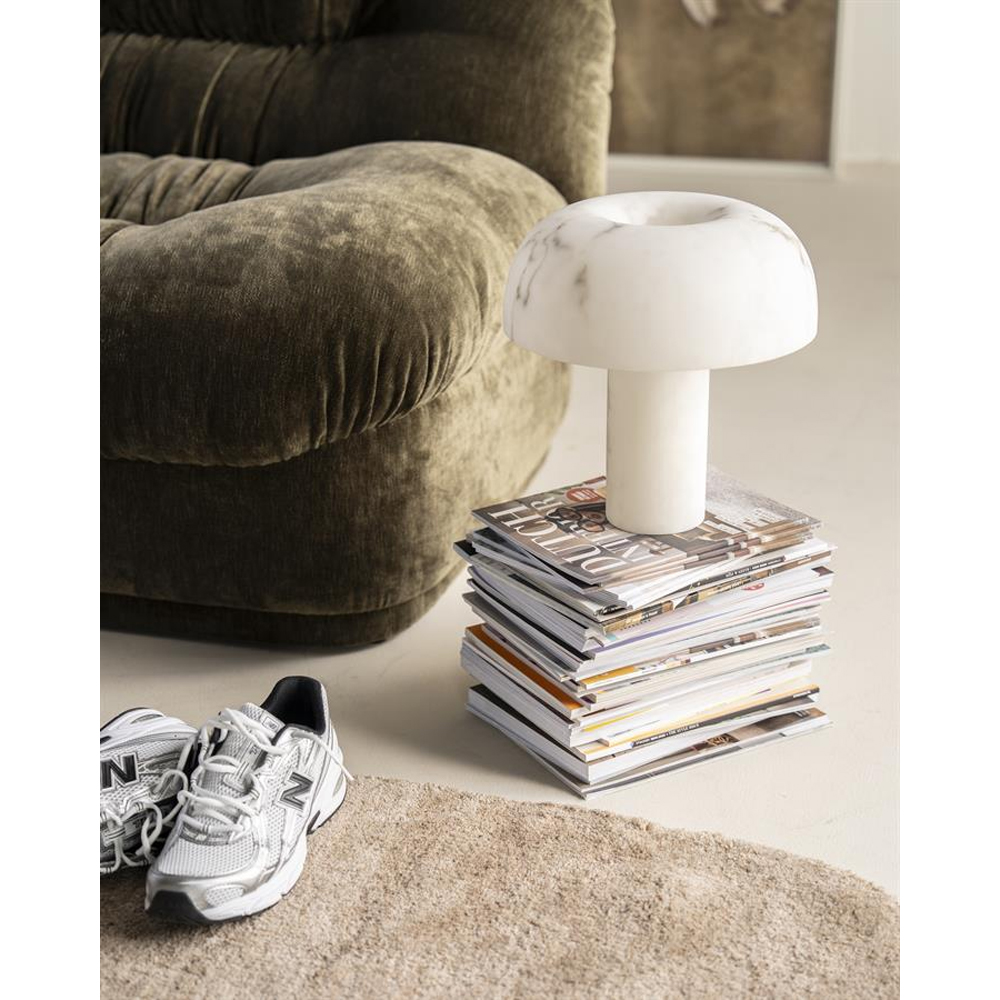 TUBI TABLE LAMP WHITE 30X30X42CM - Image 3