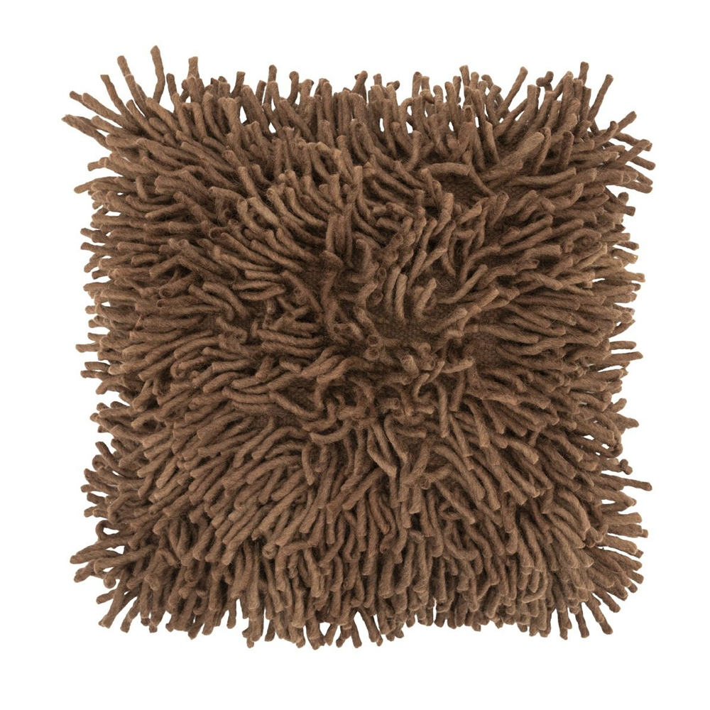 MOPPY PILLOW BROWN 50X50CM