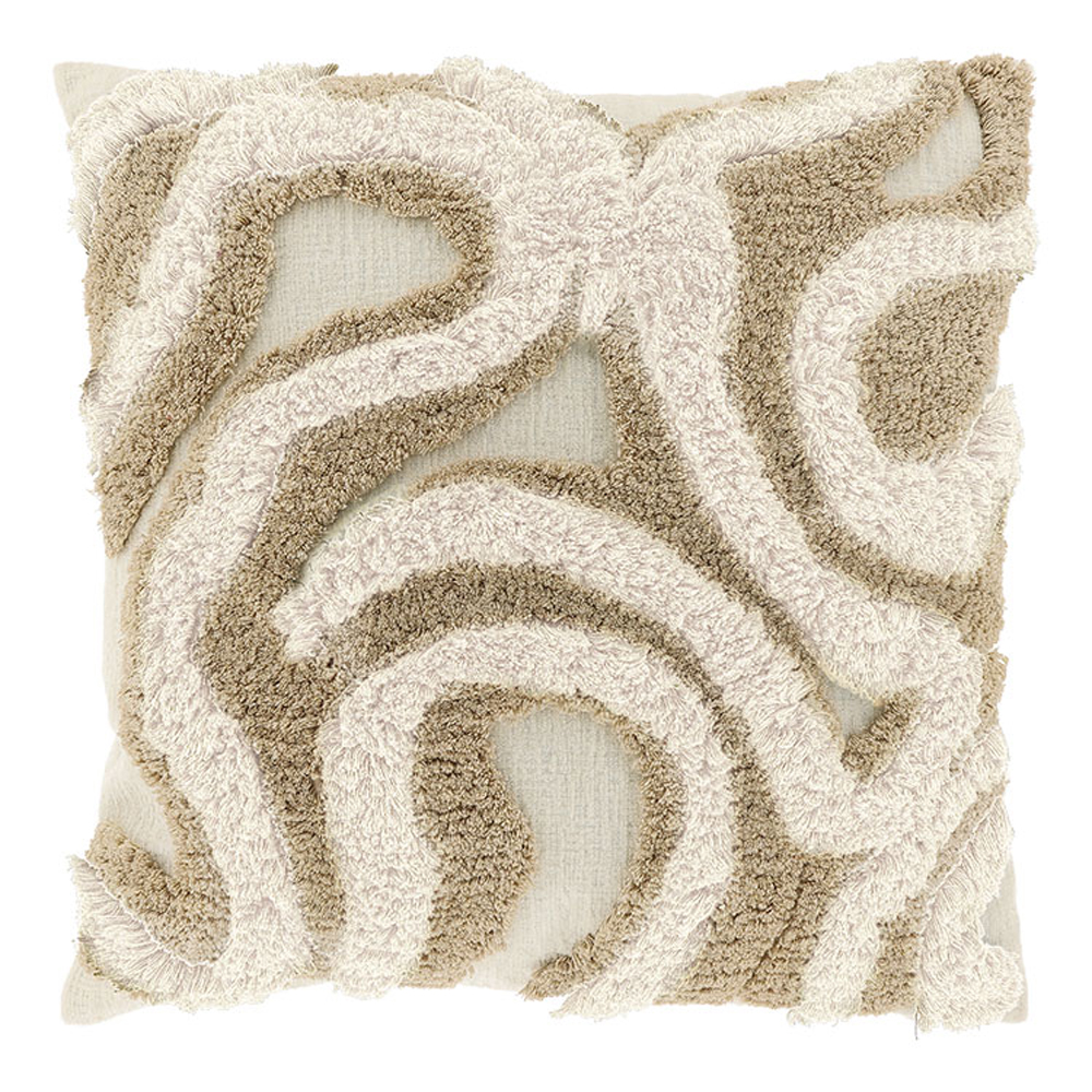 CUSHION CALIN DOVE WHITE 45X45CM