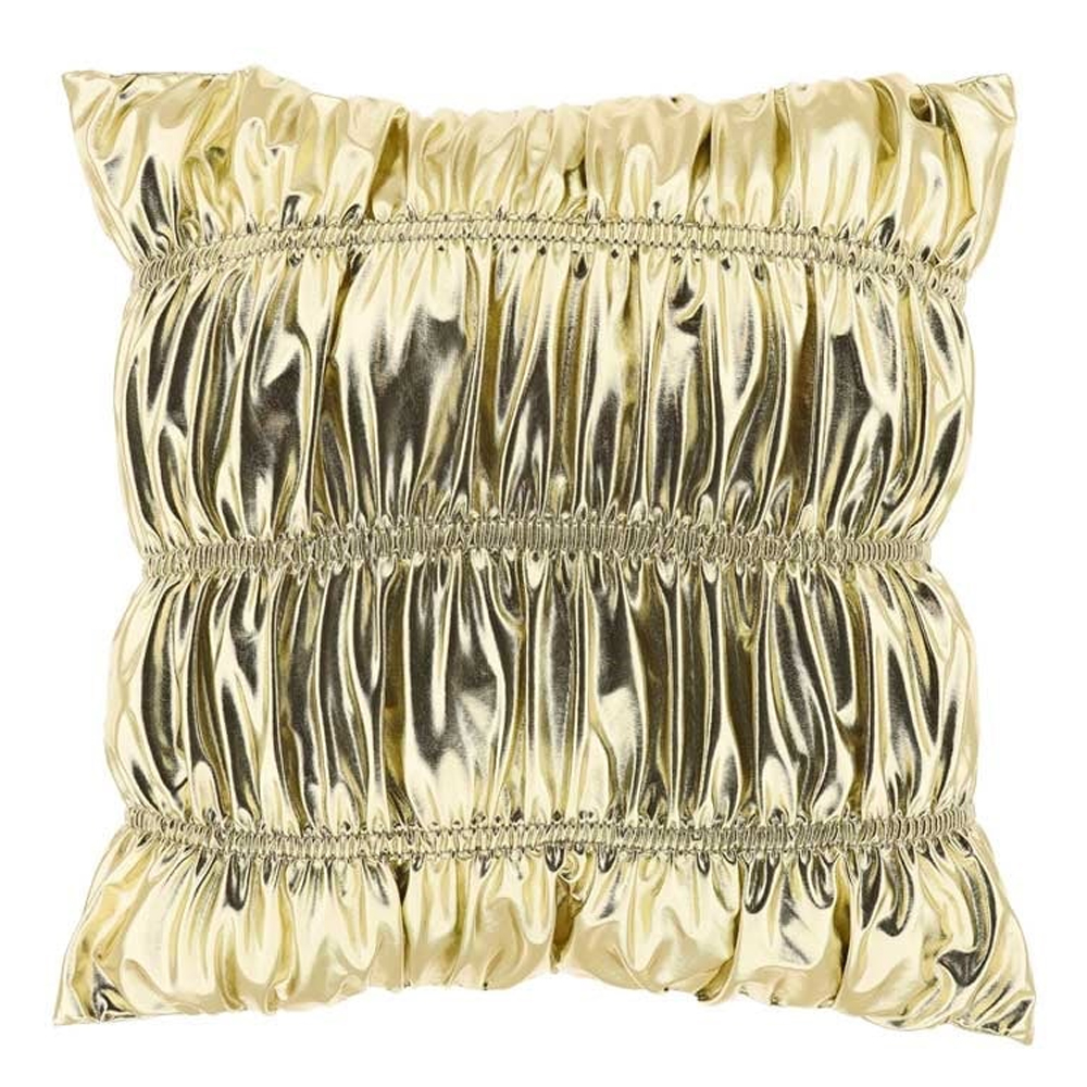 CUSHION SHINE GOLD 45X45CM