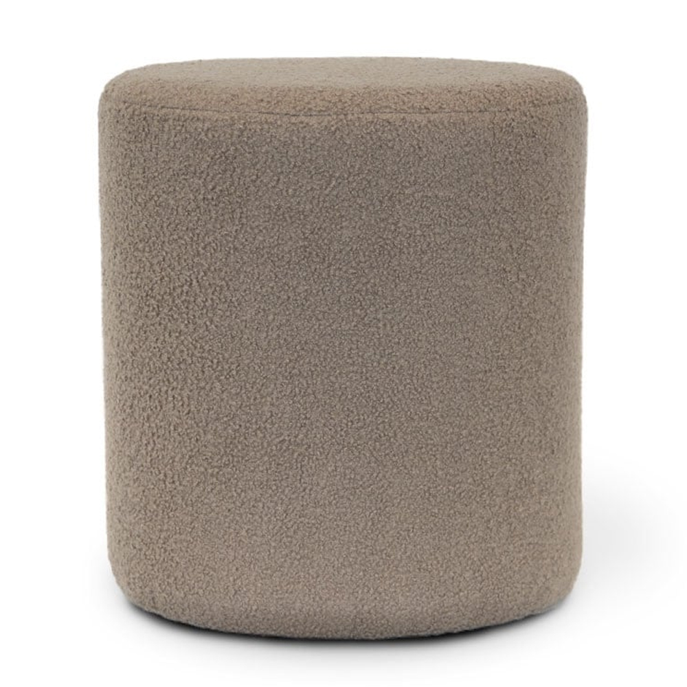 STOOL TEDDY TAUPE 35X38CM