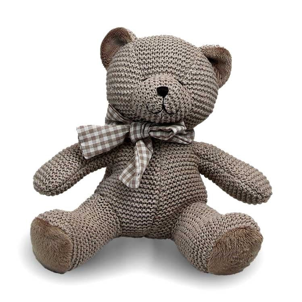 PLUSH TUBBY TAUPE 17X17X19CM