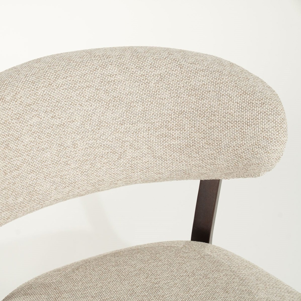ARMCHAIR MIKKY BROWN MOON TAUPE 61X72,5X72CM - Image 4