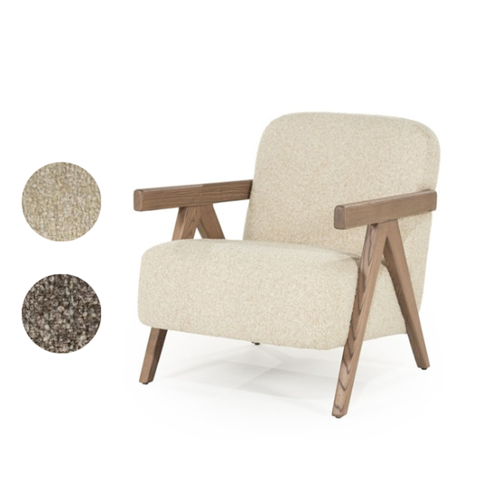 ARMCHAIR FRANCIS FLOU 101X94X72CM