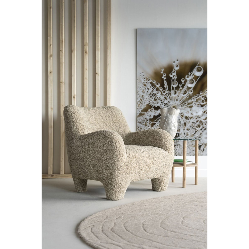 ARMCHAIR SHAUN TAUPE SHEEP 87X86X81CM - Image 9