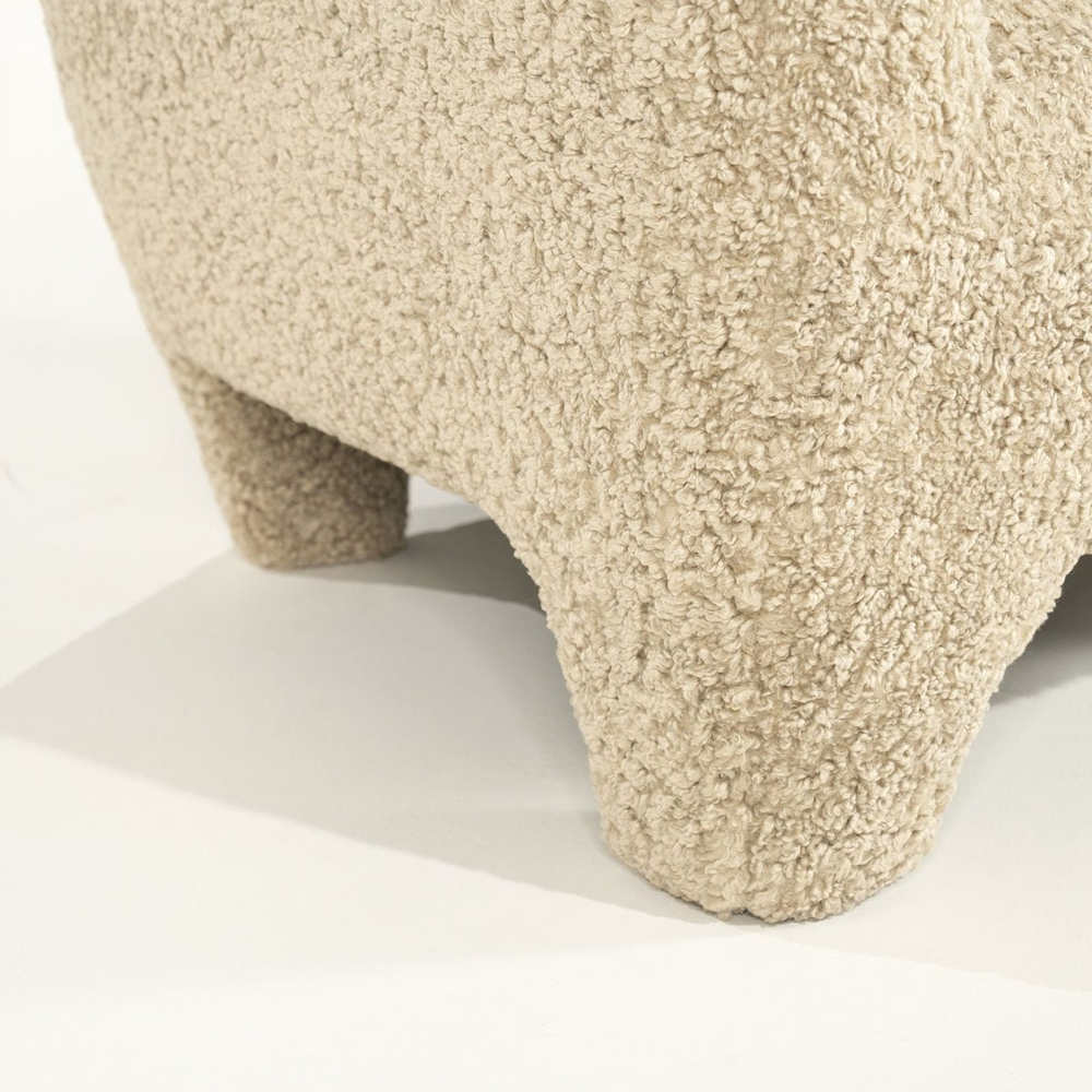 ARMCHAIR SHAUN TAUPE SHEEP 87X86X81CM - Image 4