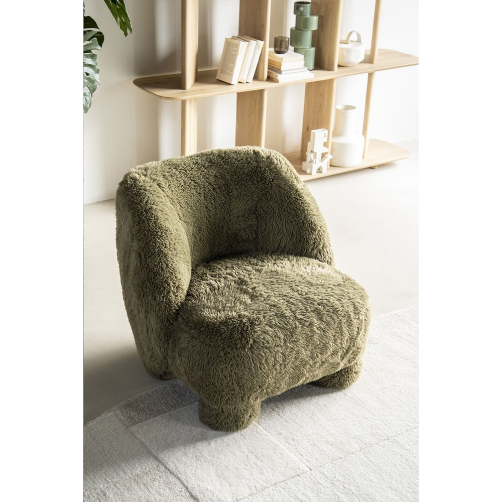 ARMCHAIR SAMSON GREEN DOODLE 78X83X74CM - Image 5
