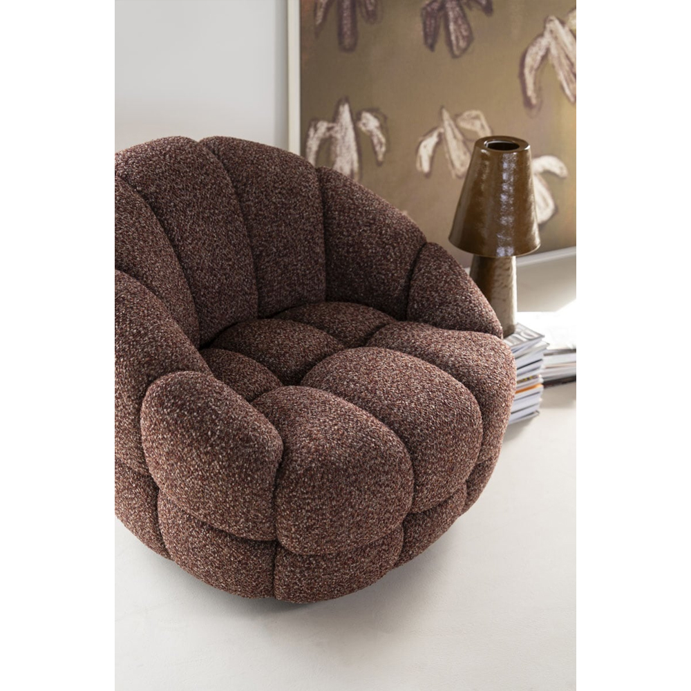 ARMCHAIR TINA RED FLOU 95X93X76CM - Image 9