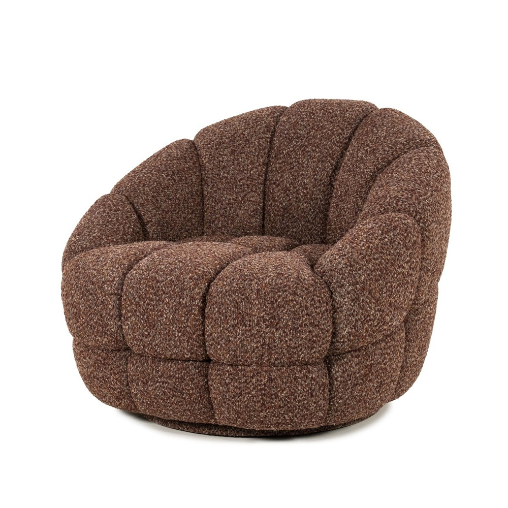 ARMCHAIR TINA RED FLOU 95X93X76CM