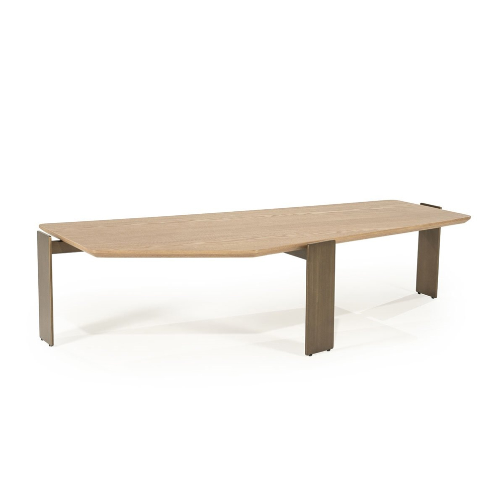 COFFEE TABLE ROBERT BROWN 150X70X35CM - Image 8
