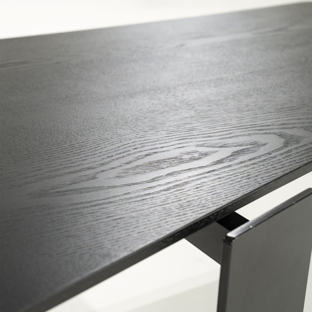 COFFEE TABLE ROBERT BLACK 150X70X35CM - Image 3
