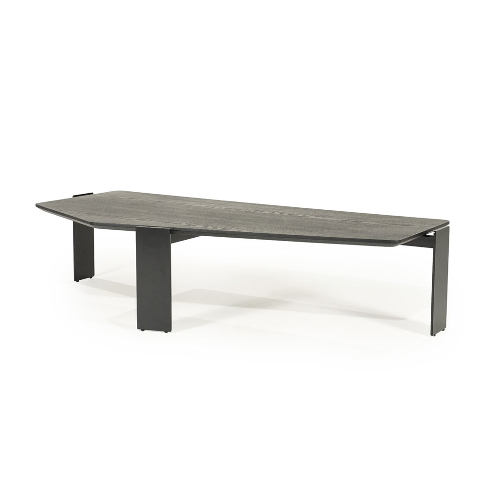 COFFEE TABLE ROBERT BLACK 150X70X35CM - Image 9