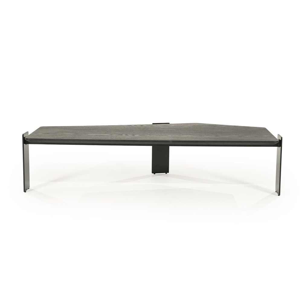 COFFEE TABLE ROBERT BLACK 150X70X35CM