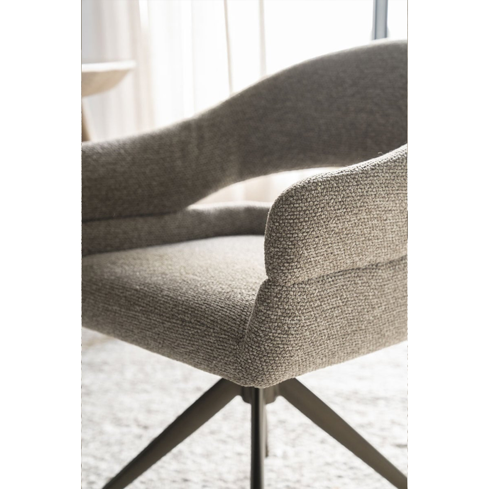 CHAIR HAILEY TAUPE EIRA 58X60X80,5CM - Image 2