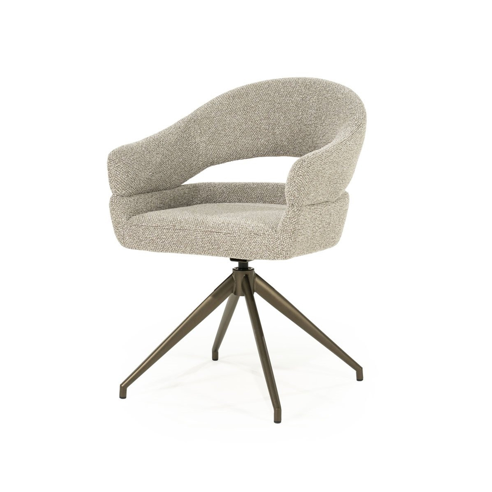 CHAIR HAILEY TAUPE EIRA 58X60X80,5CM