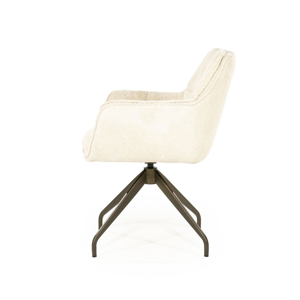 CHAIR HUGO BEIGE LYRIC 61X66X87CM - Image 5