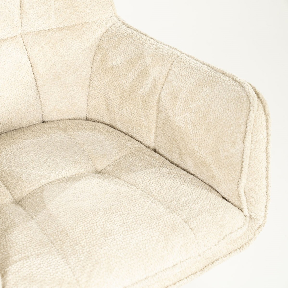 CHAIR HUGO BEIGE LYRIC 61X66X87CM - Image 9