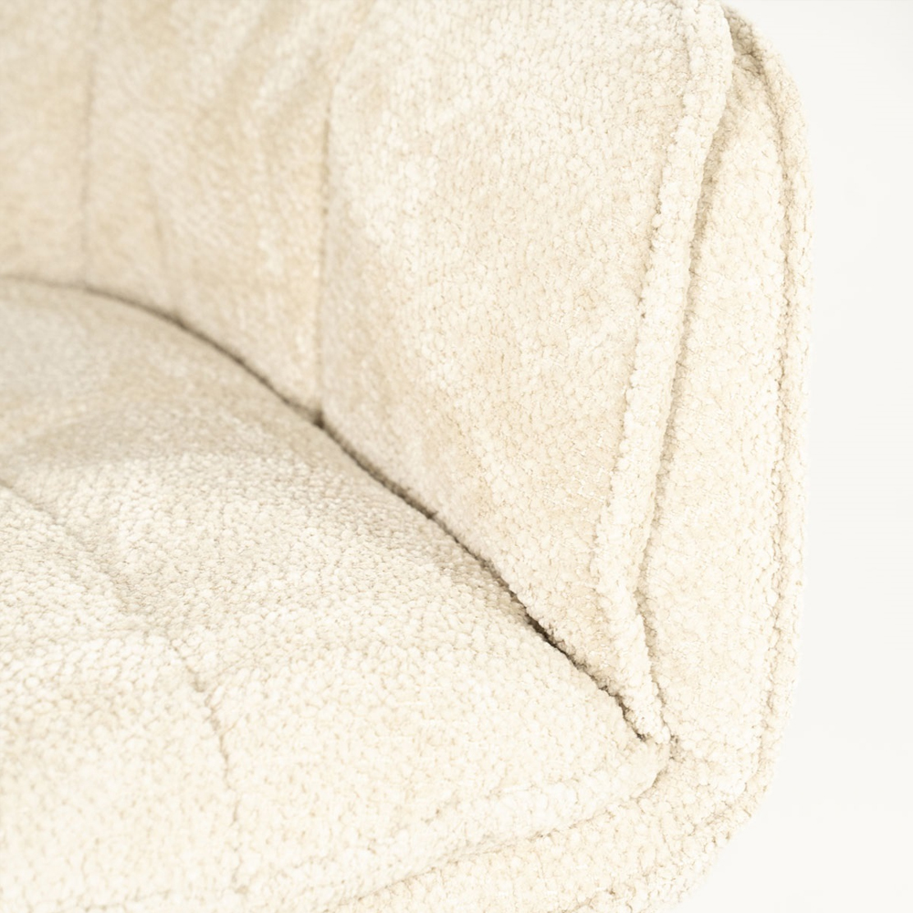 CHAIR HUGO BEIGE LYRIC 61X66X87CM - Image 6