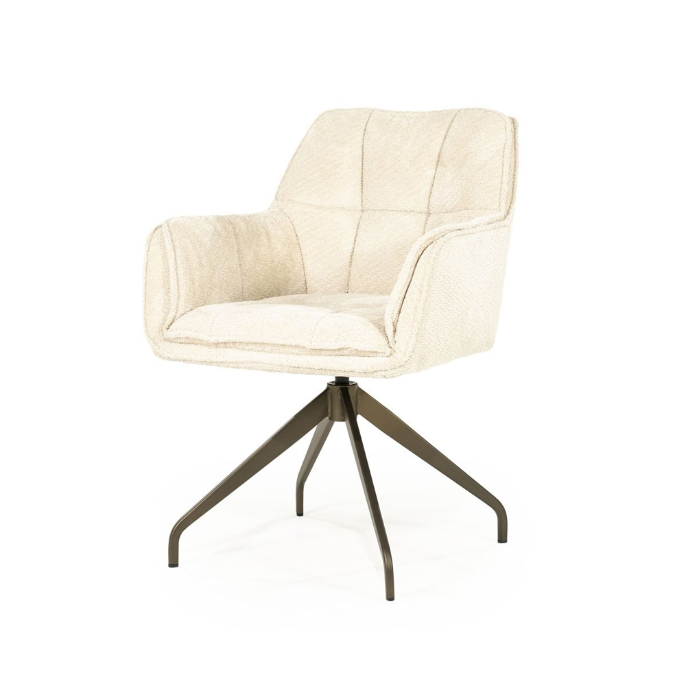 CHAIR HUGO BEIGE LYRIC 61X66X87CM