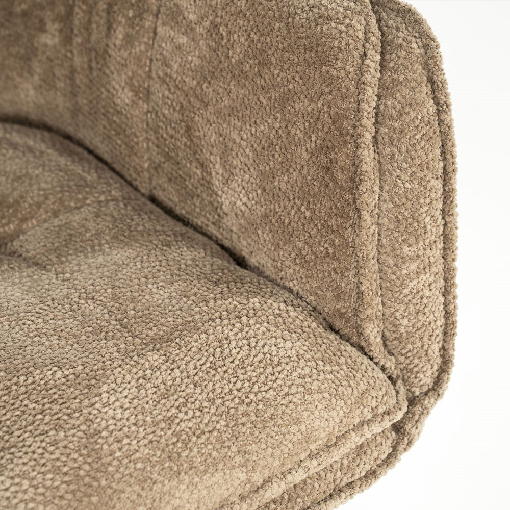 CHAIR HUGO TAUPE LYRIC 61X66X87CM - Image 3