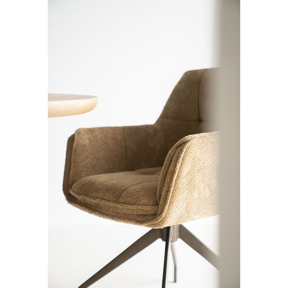CHAIR HUGO BEIGE LYRIC 61X66X87CM - Image 11