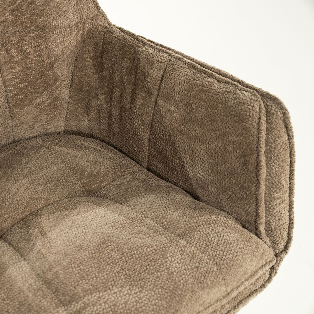 CHAIR HUGO TAUPE LYRIC 61X66X87CM - Image 5