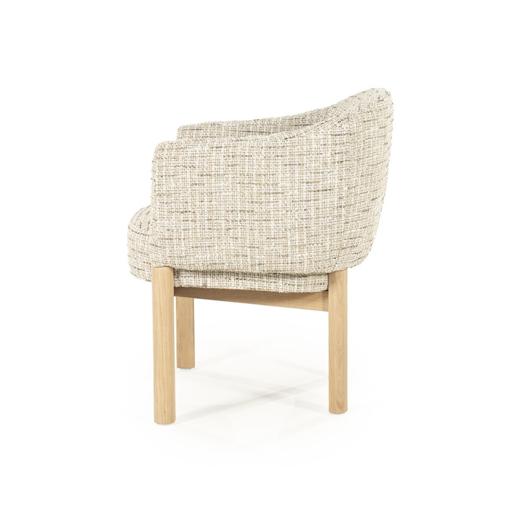 CHAIR MICHA BEIGE NORI 66X66X79CM - Image 2