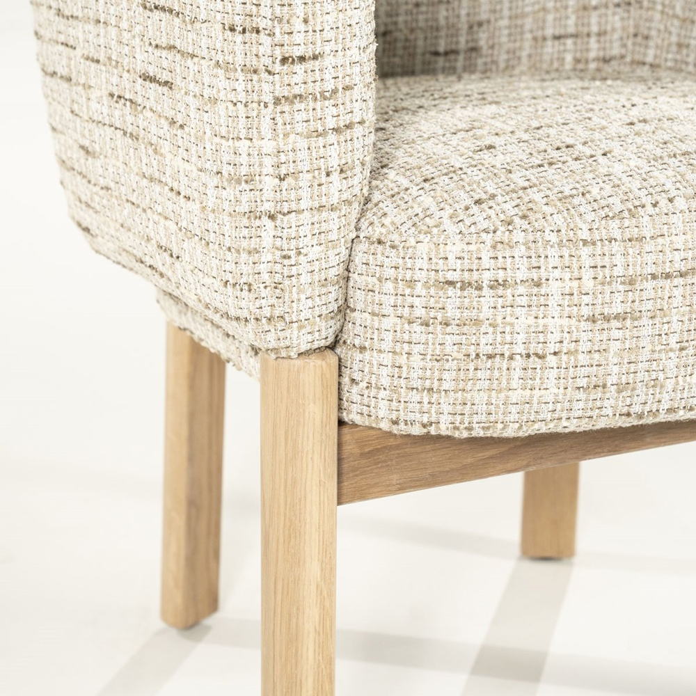 CHAIR MICHA BEIGE NORI 66X66X79CM - Image 6