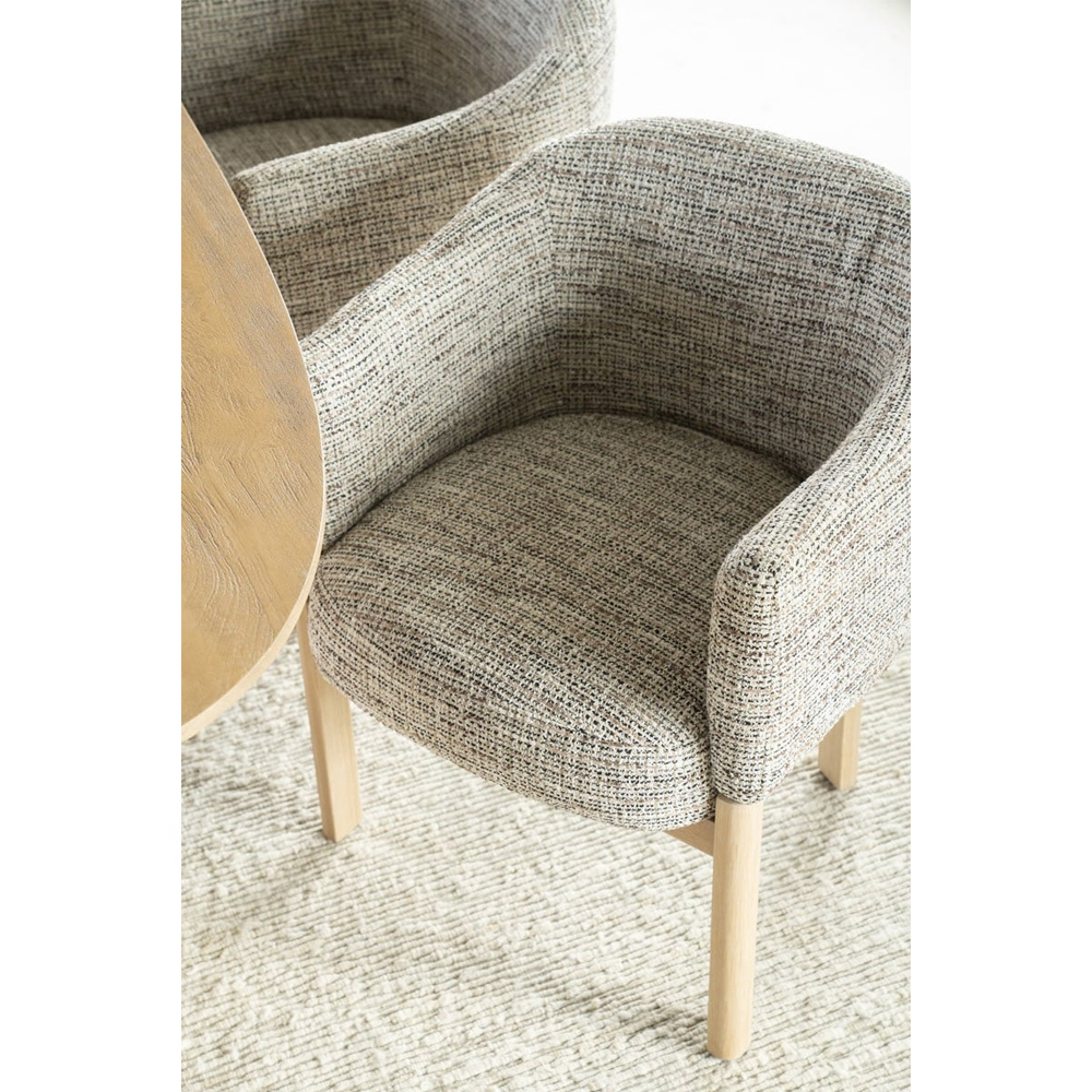 CHAIR MICHA TAUPE NORI 66X66X79CM - Image 2