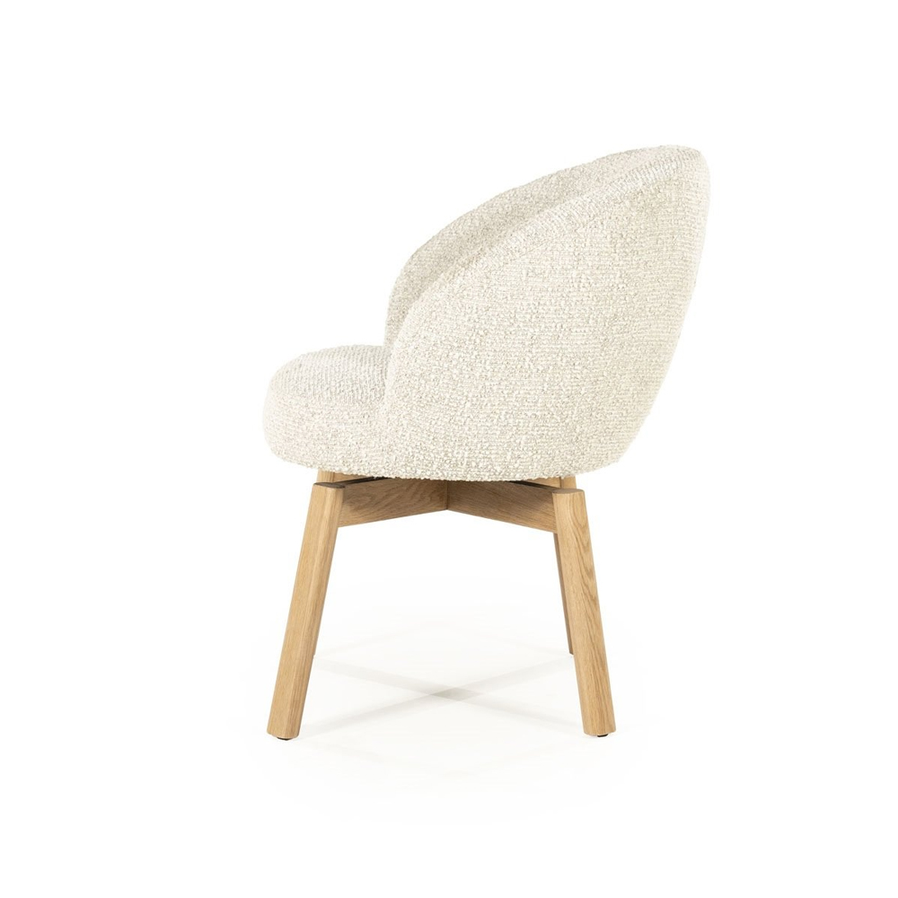CHAIR LIVIA BEIGE HUSH 65X63X80CM - Image 7