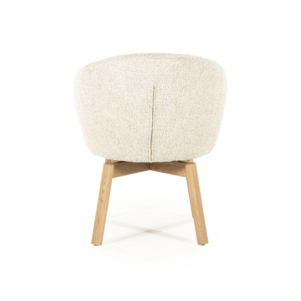CHAIR LIVIA BEIGE HUSH 65X63X80CM - Image 6