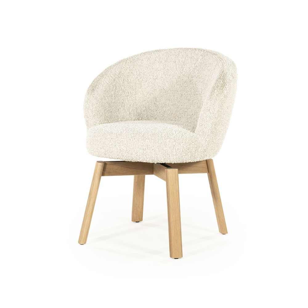 CHAIR LIVIA BEIGE HUSH 65X63X80CM