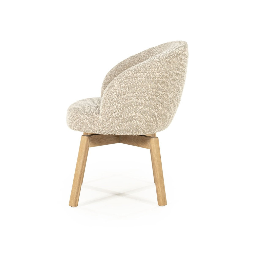 CHAIR LIVIA TAUPE HUSH 65X63X80CM - Image 3