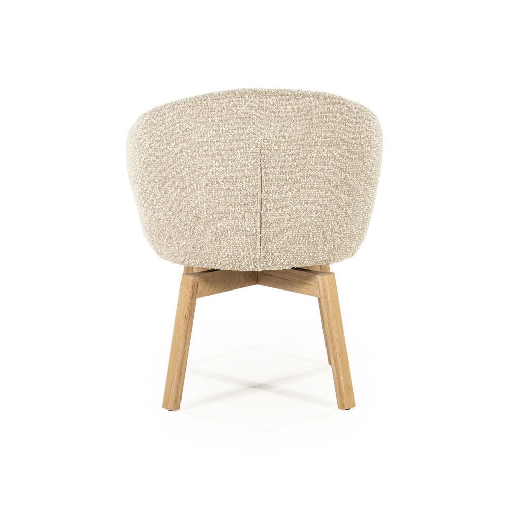 CHAIR LIVIA TAUPE HUSH 65X63X80CM - Image 2