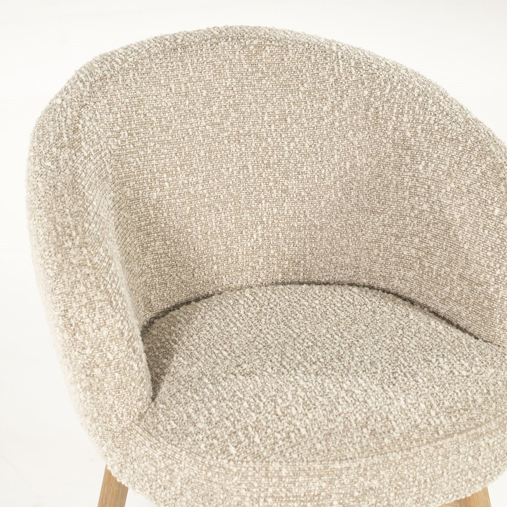 CHAIR LIVIA TAUPE HUSH 65X63X80CM - Image 7