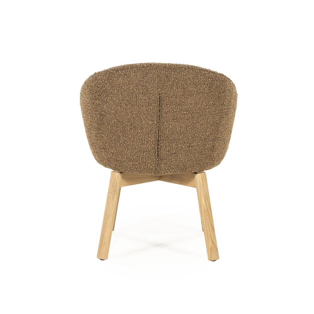 CHAIR LIVIA BROWN HUSH 65X63X80CM - Image 9