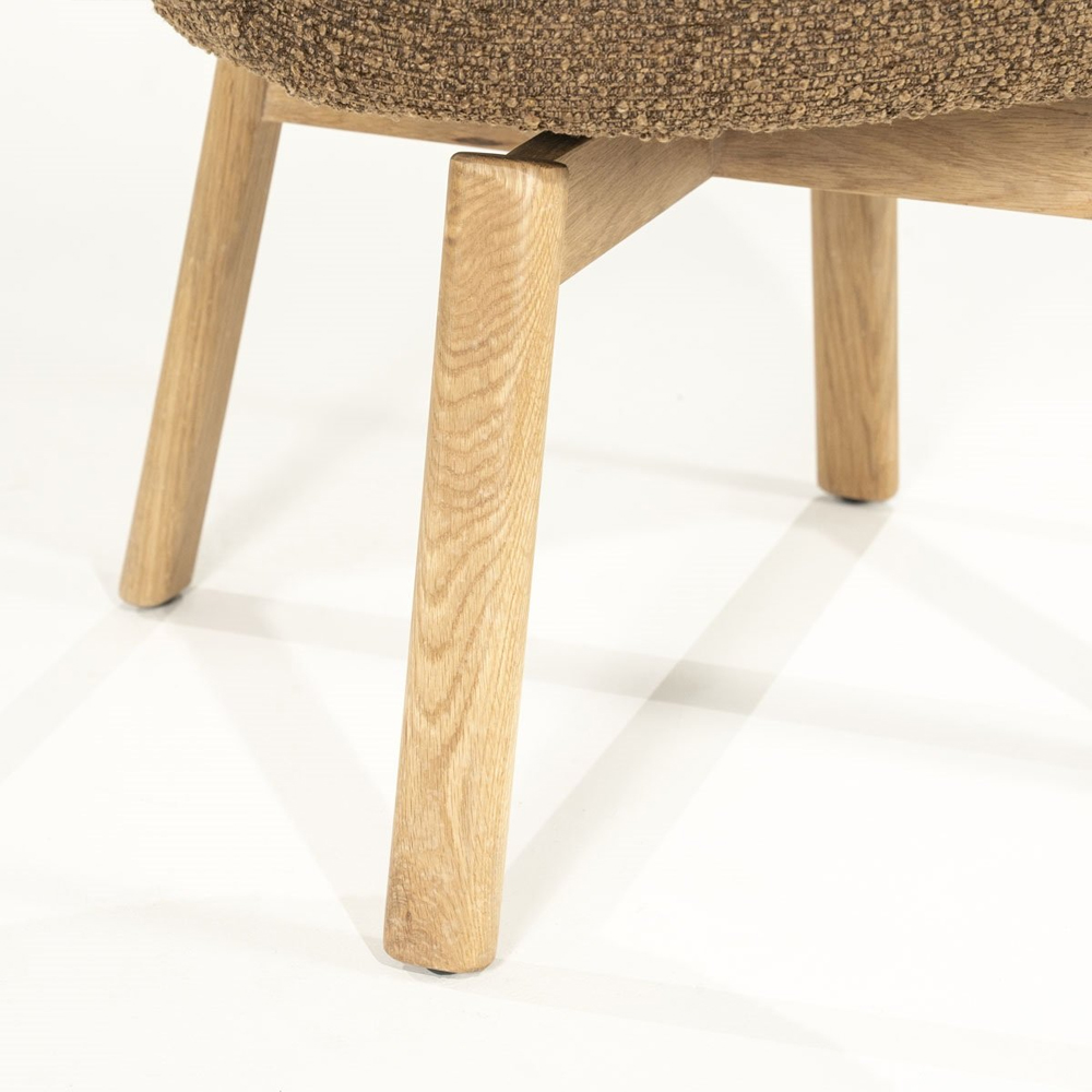 CHAIR LIVIA BROWN HUSH 65X63X80CM - Image 5