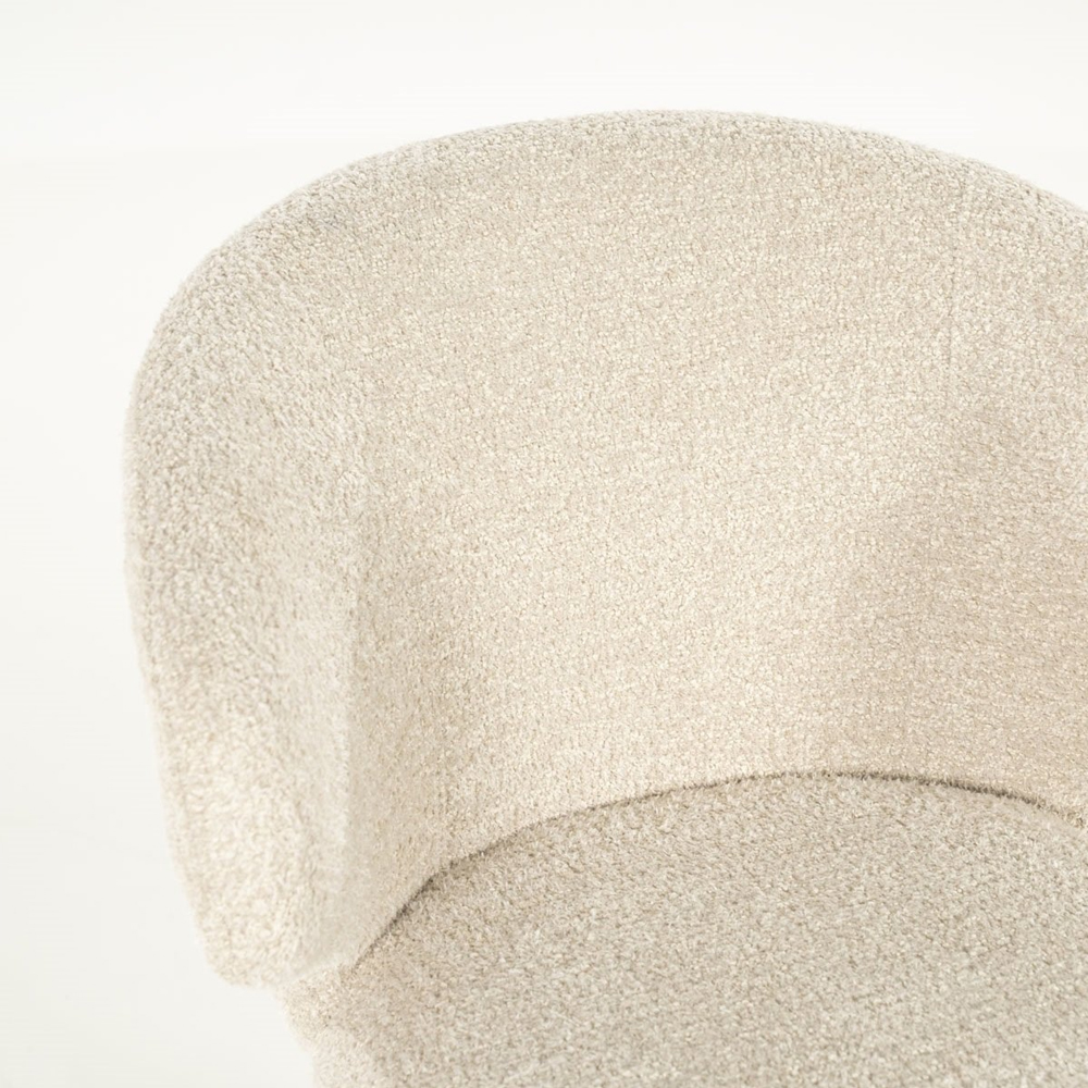 DINING CHAIR MATEO BEIGE NIATA 61X61X79CM - Image 4