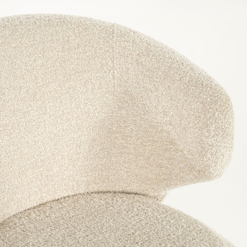 DINING CHAIR MATEO BEIGE NIATA 61X61X79CM - Image 3