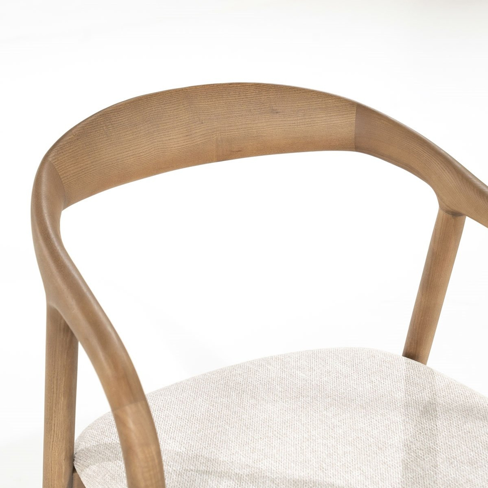CHAIR RAYVEN LIGHT BROWN 55X56X79CM - Image 5