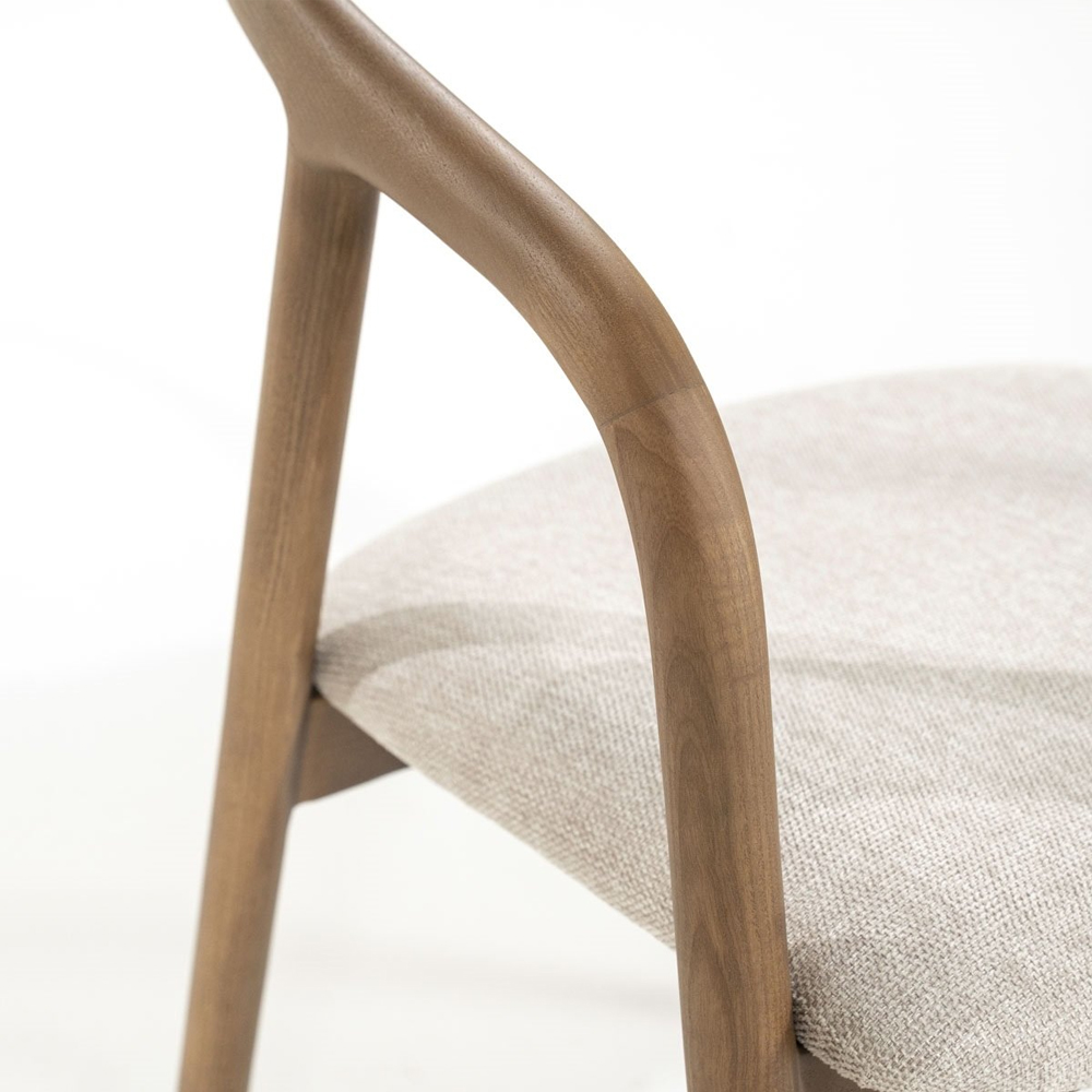 CHAIR RAYVEN LIGHT BROWN 55X56X79CM - Image 4