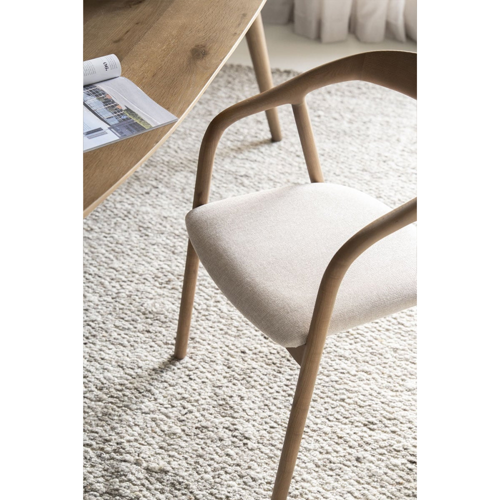 CHAIR RAYVEN LIGHT BROWN 55X56X79CM - Image 13