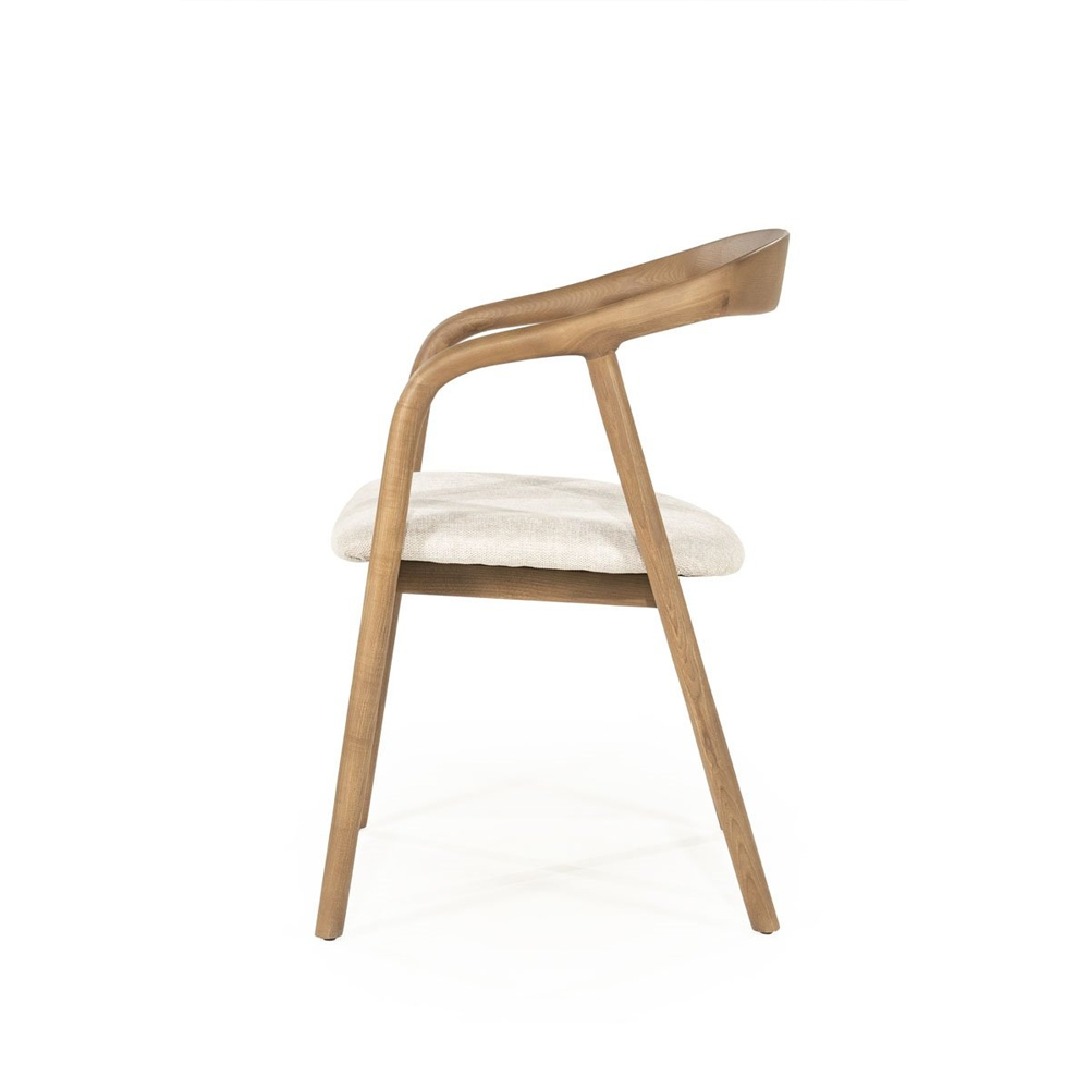 CHAIR RAYVEN LIGHT BROWN 55X56X79CM - Image 8