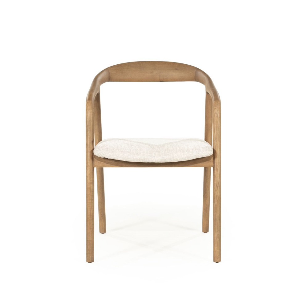 CHAIR RAYVEN LIGHT BROWN 55X56X79CM - Image 6