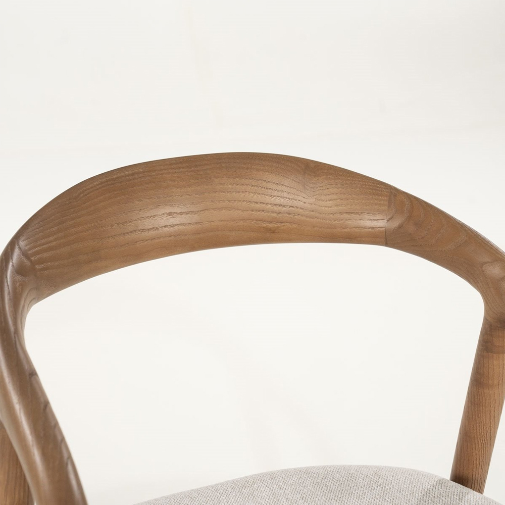 BAR CHAIR RAYVEN LIGHT BROWN 55X61X94CM - Image 5