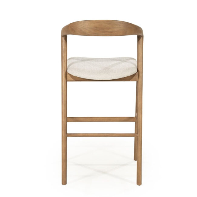 BAR STOOL RAYVEN LIGHT BROWN 55X62,5X104CM - Image 7