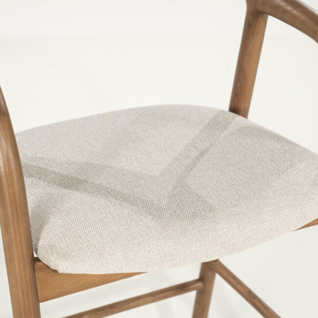 BAR STOOL RAYVEN LIGHT BROWN 55X62,5X104CM - Image 4